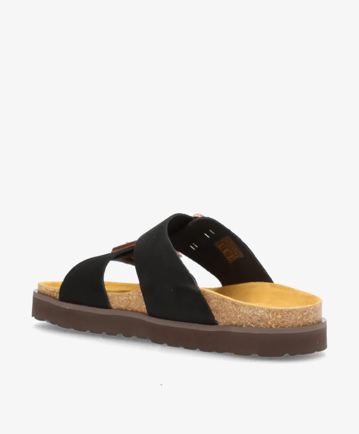ALEXIA S - Sort ruskind - Sandal Dame