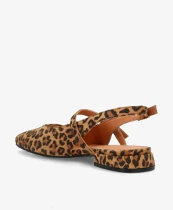 ASCEND S - Leopard ruskind - Slingback Dame