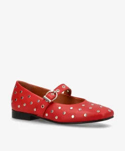 ASPIRE - Rød læder - Ballerina Dame