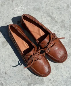 BEACON - Brun læder - Sejlersko