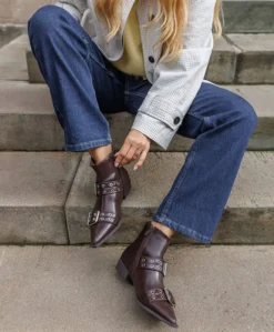 BELLE 6392 - Dame Støvle - Brun