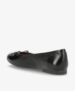 BISQUE - Ballerina - Sort lak læder