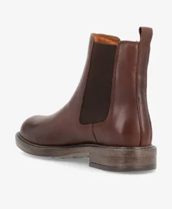 CAMRYN - Chelsea støvle - Mørk brun