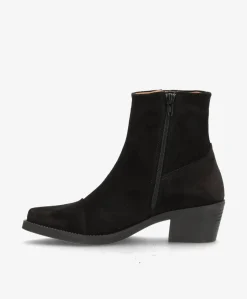 CARMINA S - Sort ruskind - Western støvler Dame