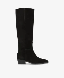 CONFIDENCE S - Sort ruskind - Lang støvle