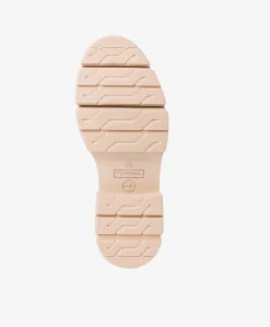 Dame loafer - Lysrød med spænde