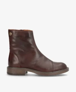 DAYTON Mørkebrun - Ankel støvle - læder