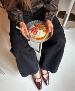 EFFECT P - Bordeaux lak læder - Slingback