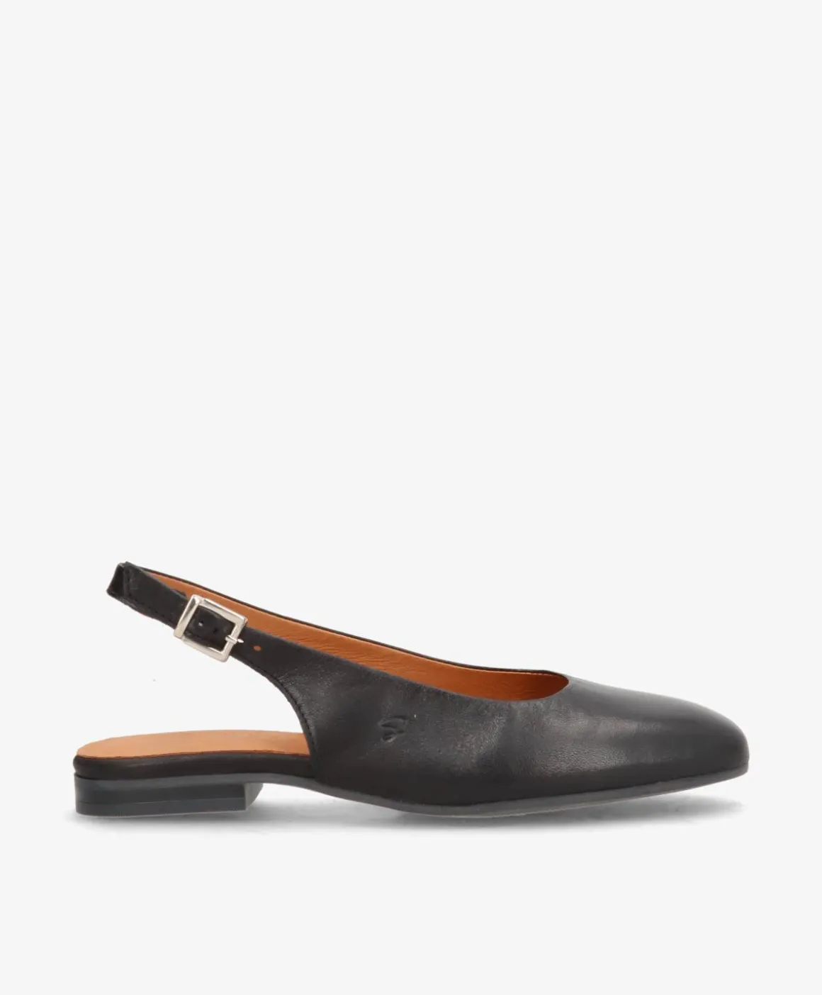 ELANOR - Sort læder - Slingback