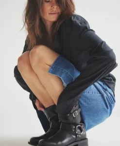 ENCORE - Biker Low - Sort