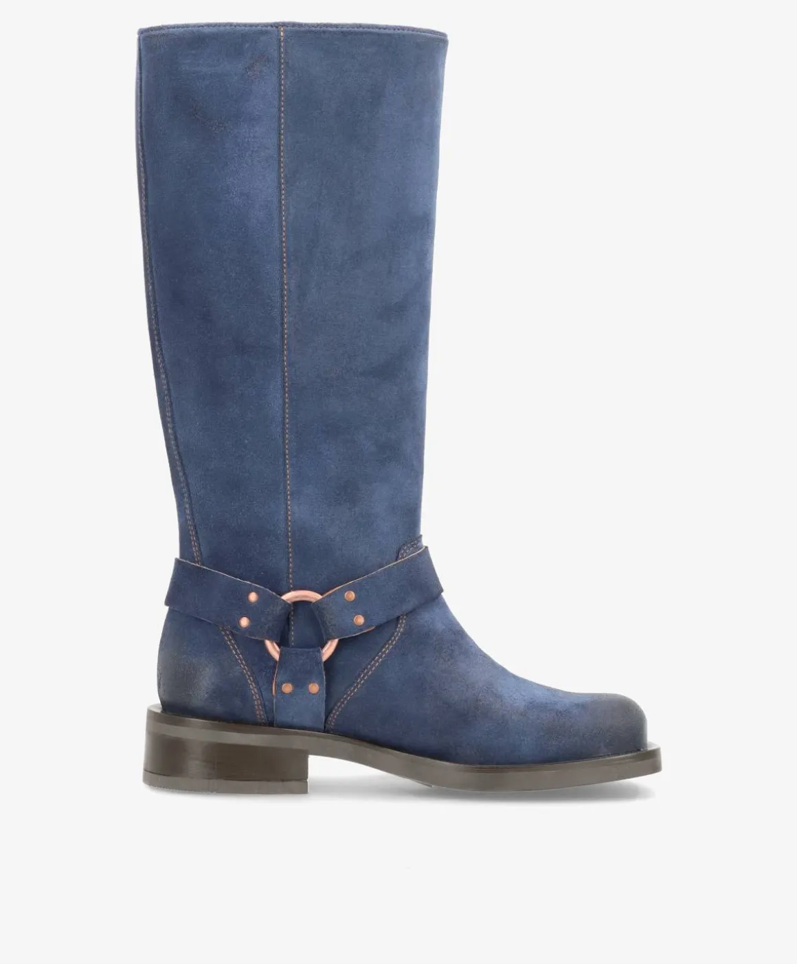 ENCORE S - Biker støvle Lang - Blå