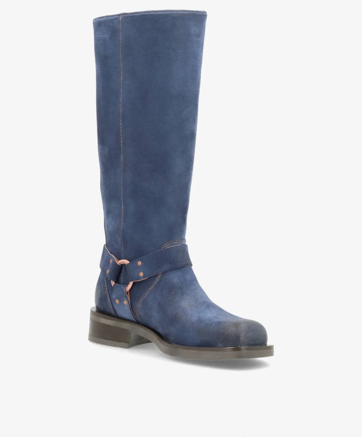 ENCORE S - Biker støvle Lang - Blå