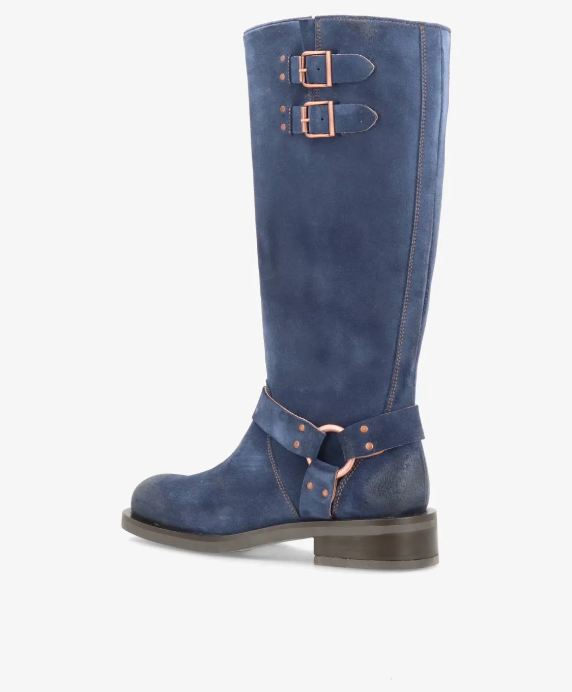 ENCORE S - Biker støvle Lang - Blå