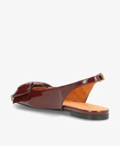 EXPECT P - Bordeaux lak læder - Slingback