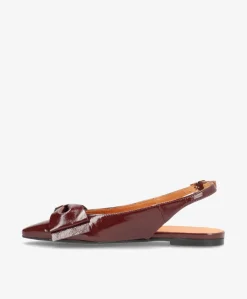 EXPECT P - Bordeaux lak læder - Slingback