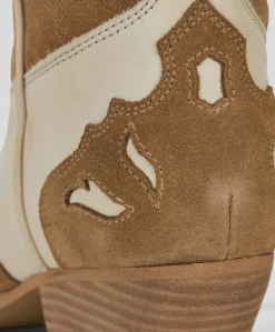 FANNY S - Cowboy støvle - Beige Multi