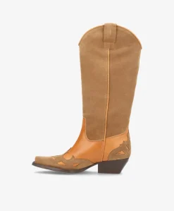 FANNY S - Cowboy støvle - Brun