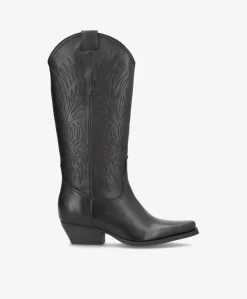 FRANKIE - Cowboy støvle lang - Sort