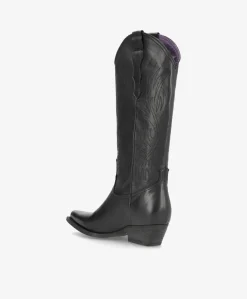 FRANKIE - Cowboy støvle lang - Sort