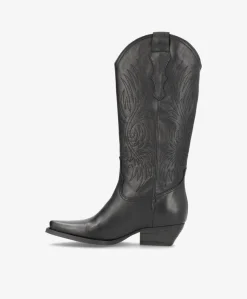 FRANKIE - Cowboy støvle lang - Sort