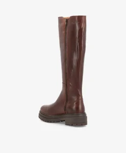 HASTA LA VISTA - Lang støvle - Mørk brun