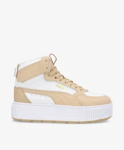 Karmen Rebelle Mid - Sneakers Dame - Beige/White