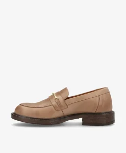 LIBBY Beige - Loafers - læder