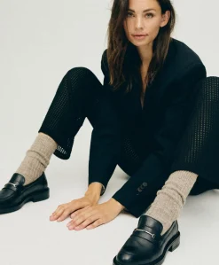 LIBBY Sort - Loafers - læder