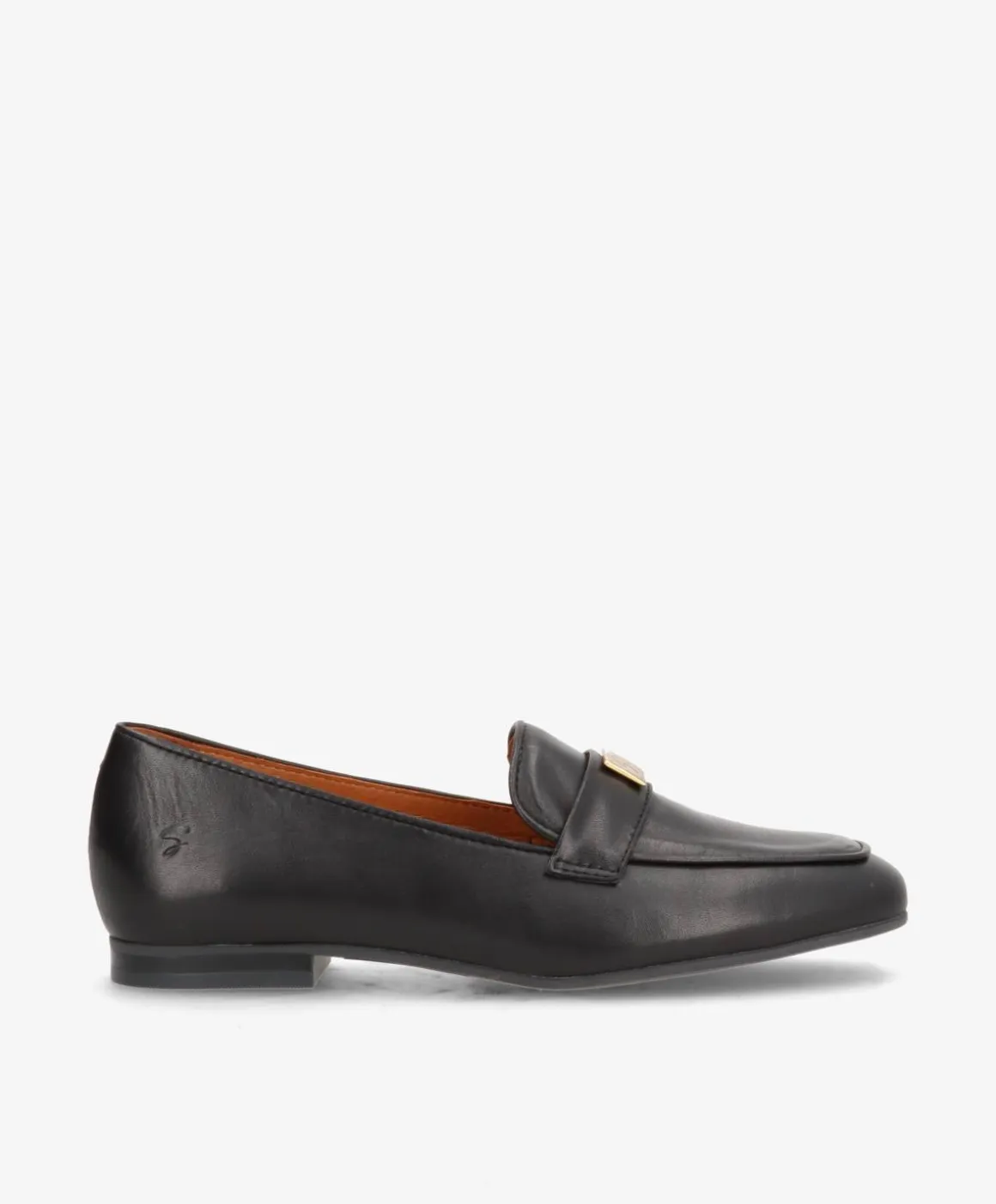 LINA M/S - Sort læder - Loafer dame