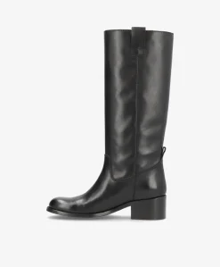 MARTINA LONG - Lang Støvle Dame - Sort