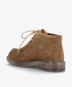 MOANA S - Mørk beige ruskind - Ankelstøvler Dame