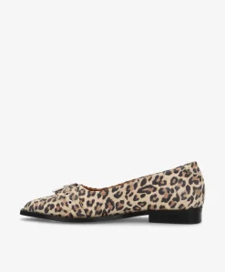 MUST S - Dame Ballerina - Leopard lys ruskind