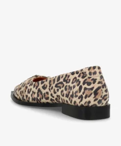 MUST S - Dame Ballerina - Leopard lys ruskind