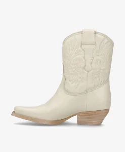 NELLIE - Cowboy støvle low - Offwhite