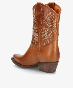 NELLIE - Cowboy støvle low - Camel