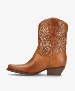 NELLIE - Cowboy støvle low - Camel