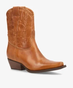 NELLIE T - Cowboy Støvle - Camel