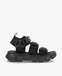 NEO BUNGY SF - Sandal Dame - Sort