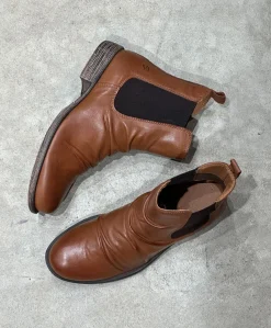 NEW YORK - Ankelstøvle - Camel