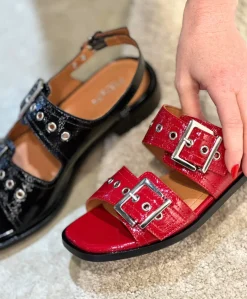 NEXT - Sandal - Rød Lak