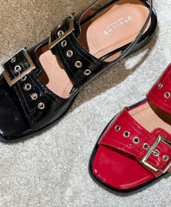 NEXT - Sandal - Sort Lak