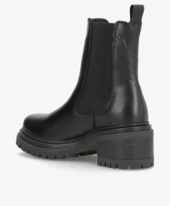NIKKIE Sort - Chelsea støvle - læder