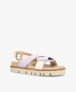 NOELLE - Dame Sandal - beige/lavender