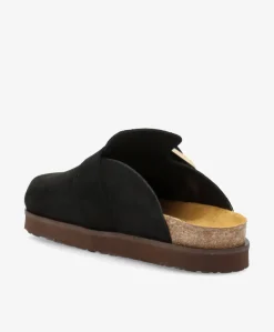 OFELIA - Sort ruskind - Sliders Dame