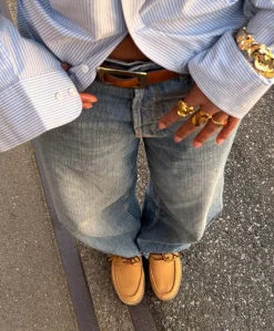 RUDDER-X - Gul læder - Sejlersko Unisex