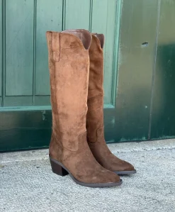 SAGE 2519- støvle lang - Camel