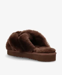 SASSY - Hjemmesko - Mørk brun