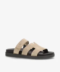 SELENA S - Beige ruskind - Sliders