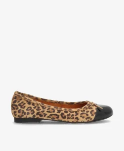 VERONICA S - Leopard ruskind m. lak - Ballerina