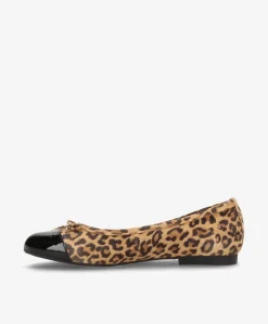 VERONICA S - Leopard ruskind m. lak - Ballerina